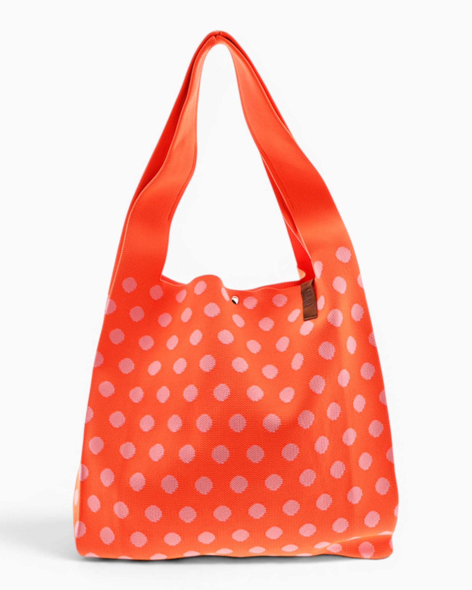 Shopper Lois LOT83 Punkte neonorange altrosa