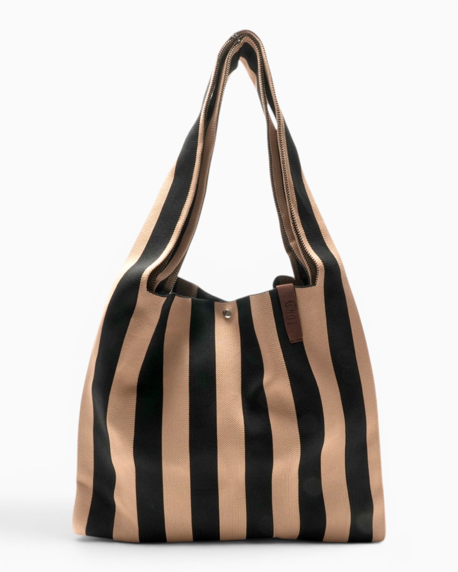 Shopper Lois LOT83 Streifen schwarz beige