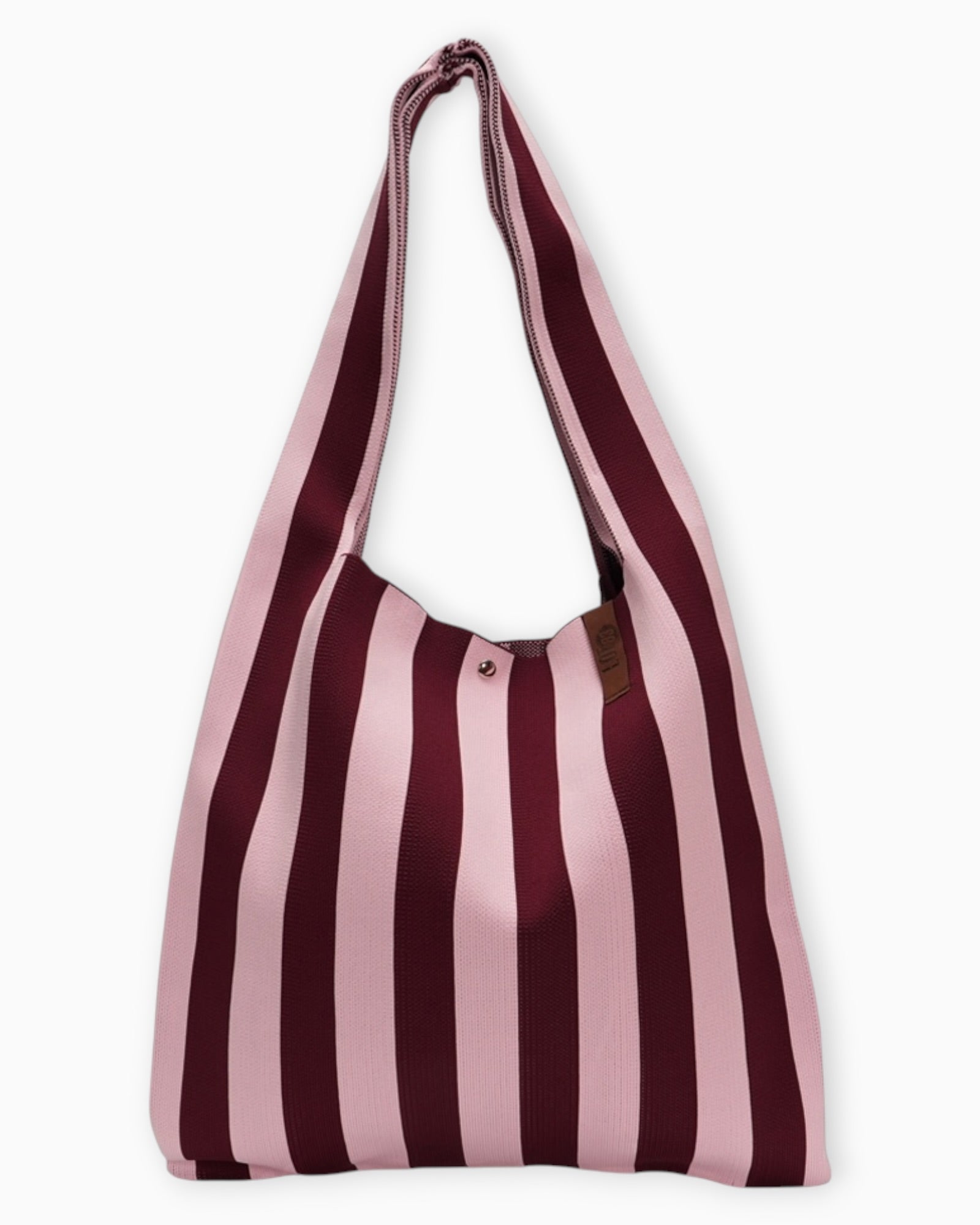 Shopper Lois LOT83 Streifen weinrot rosa
