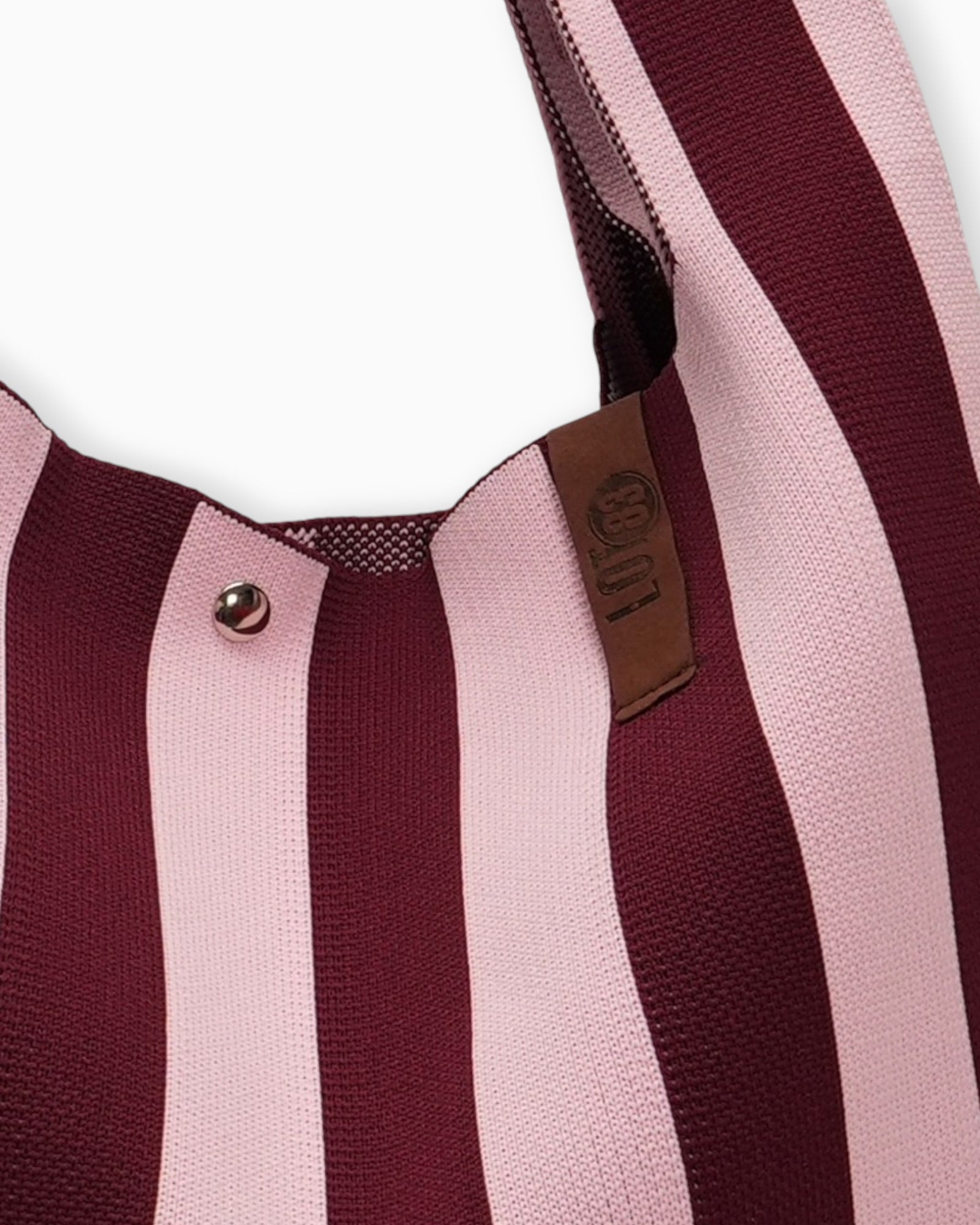 Shopper Lois LOT83 Streifen weinrot rosa