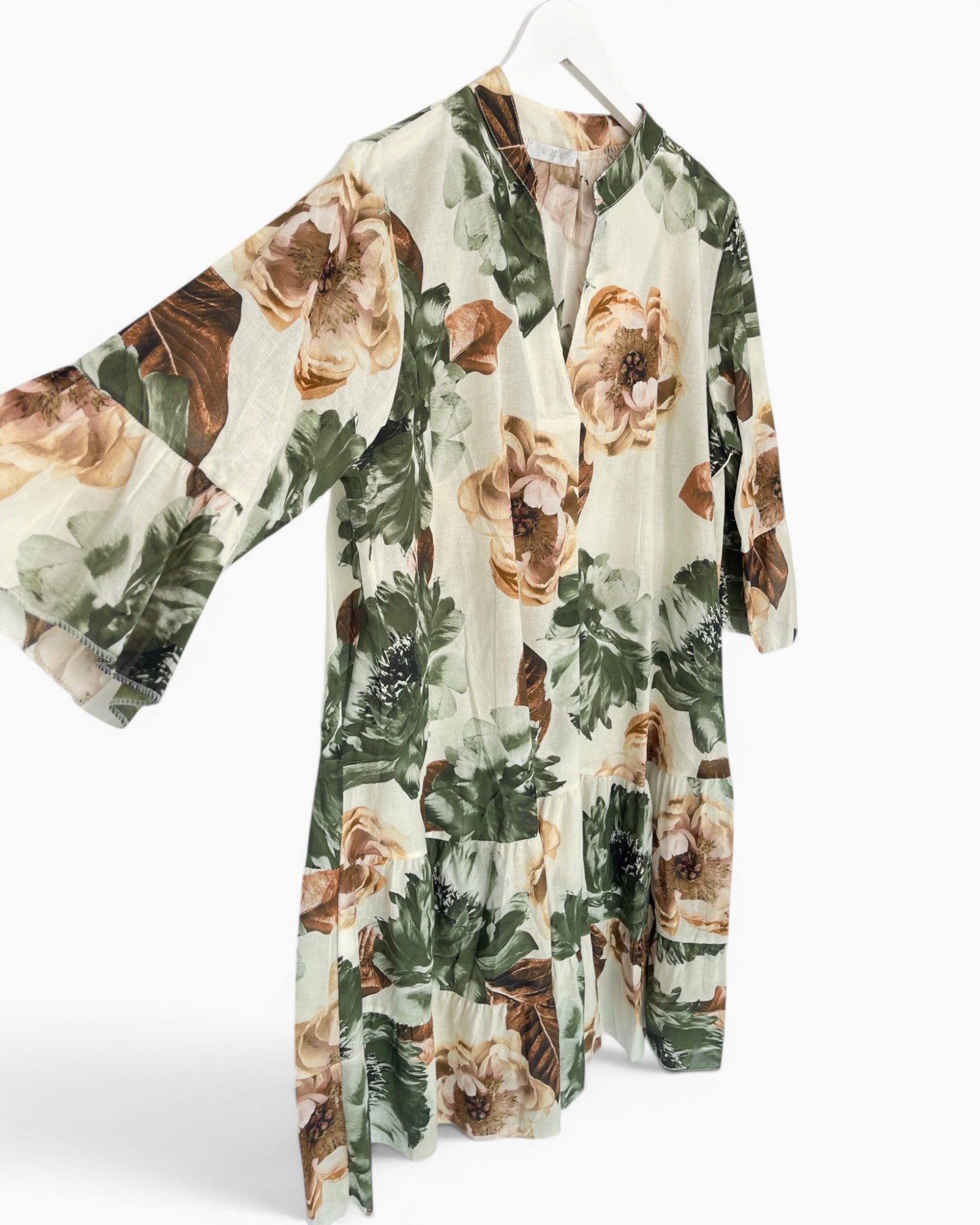 Leichtes Baumwollkleid mit Blumenmuster