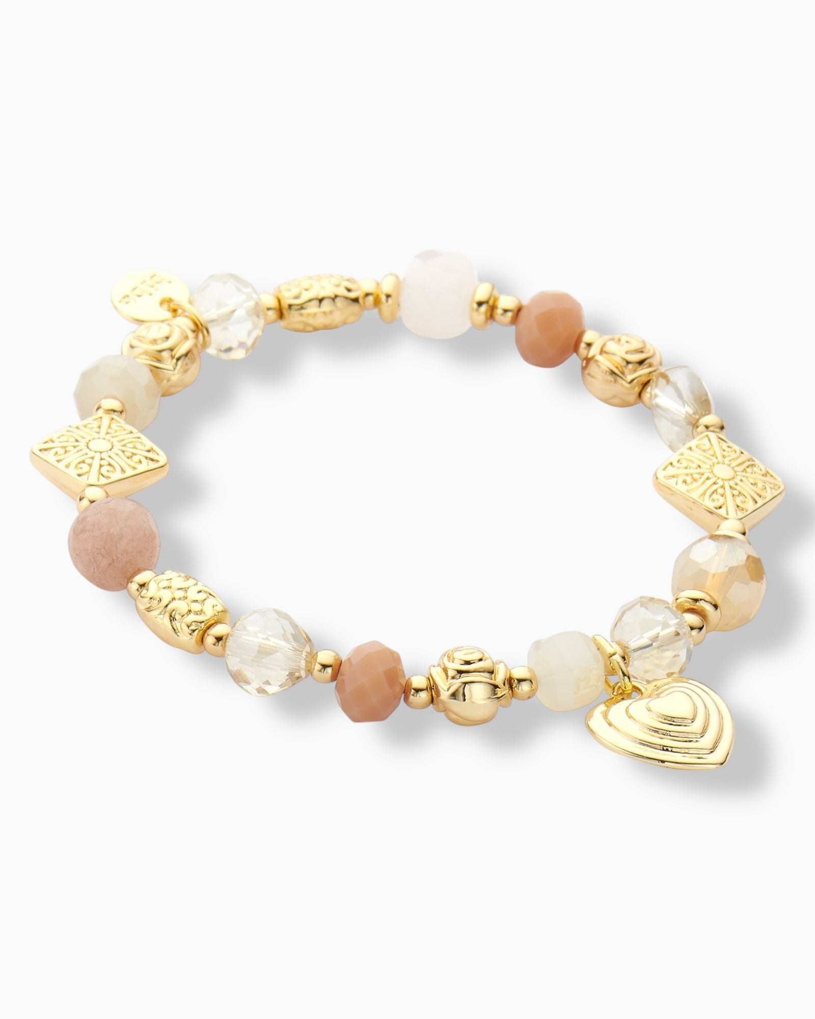 Armband Herz biba beige