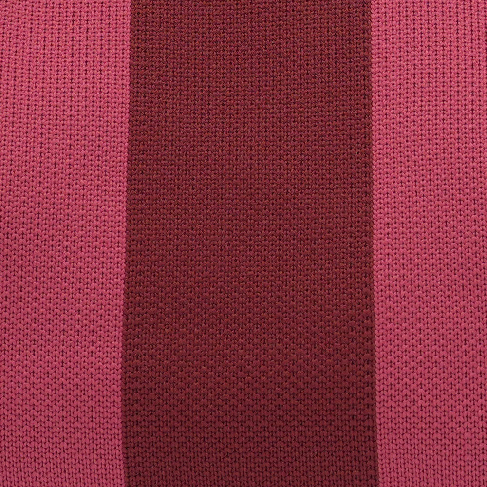Kosmetiktasche Emma mit Streifen bordeaux