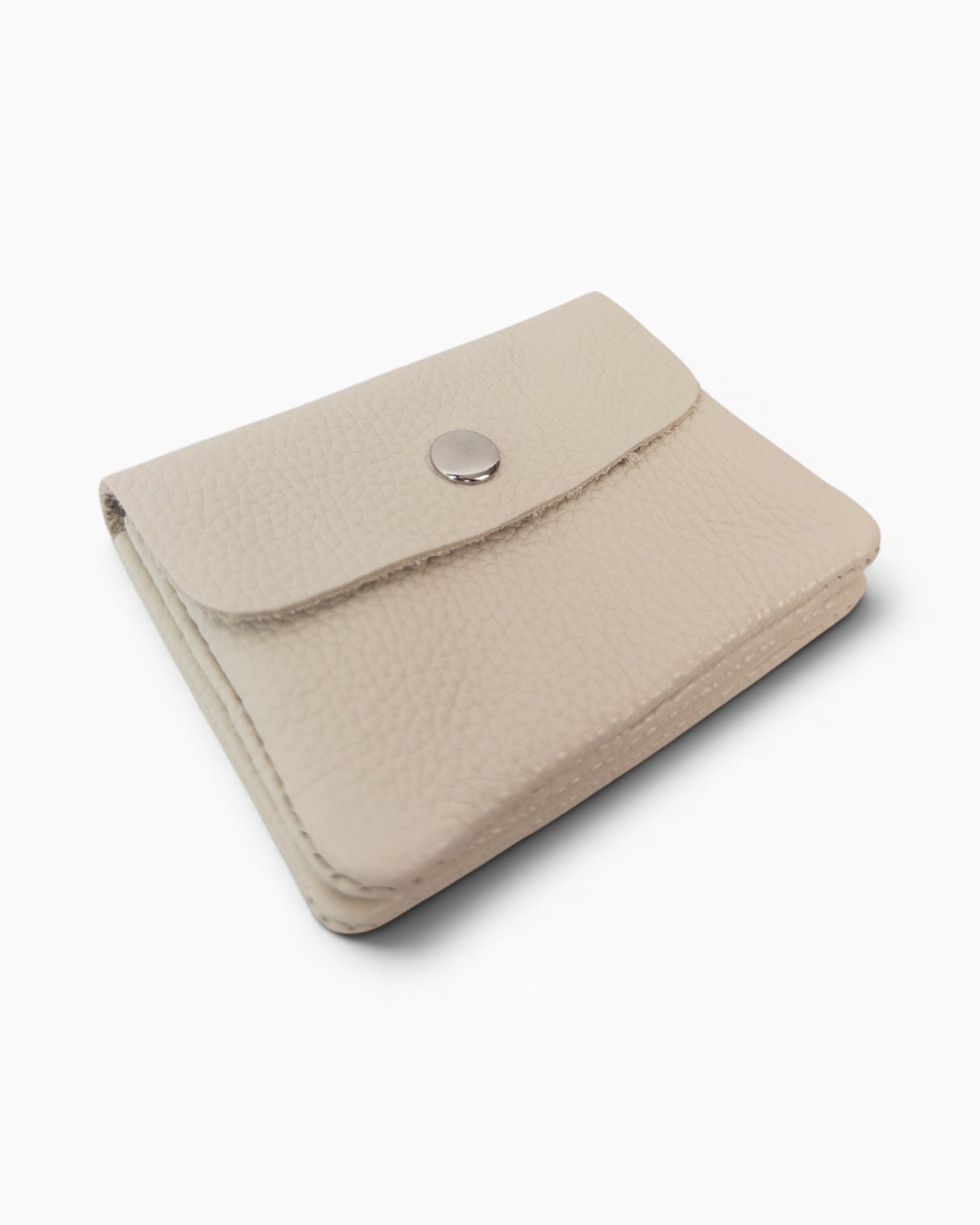 Geldbörse Leder klein creme