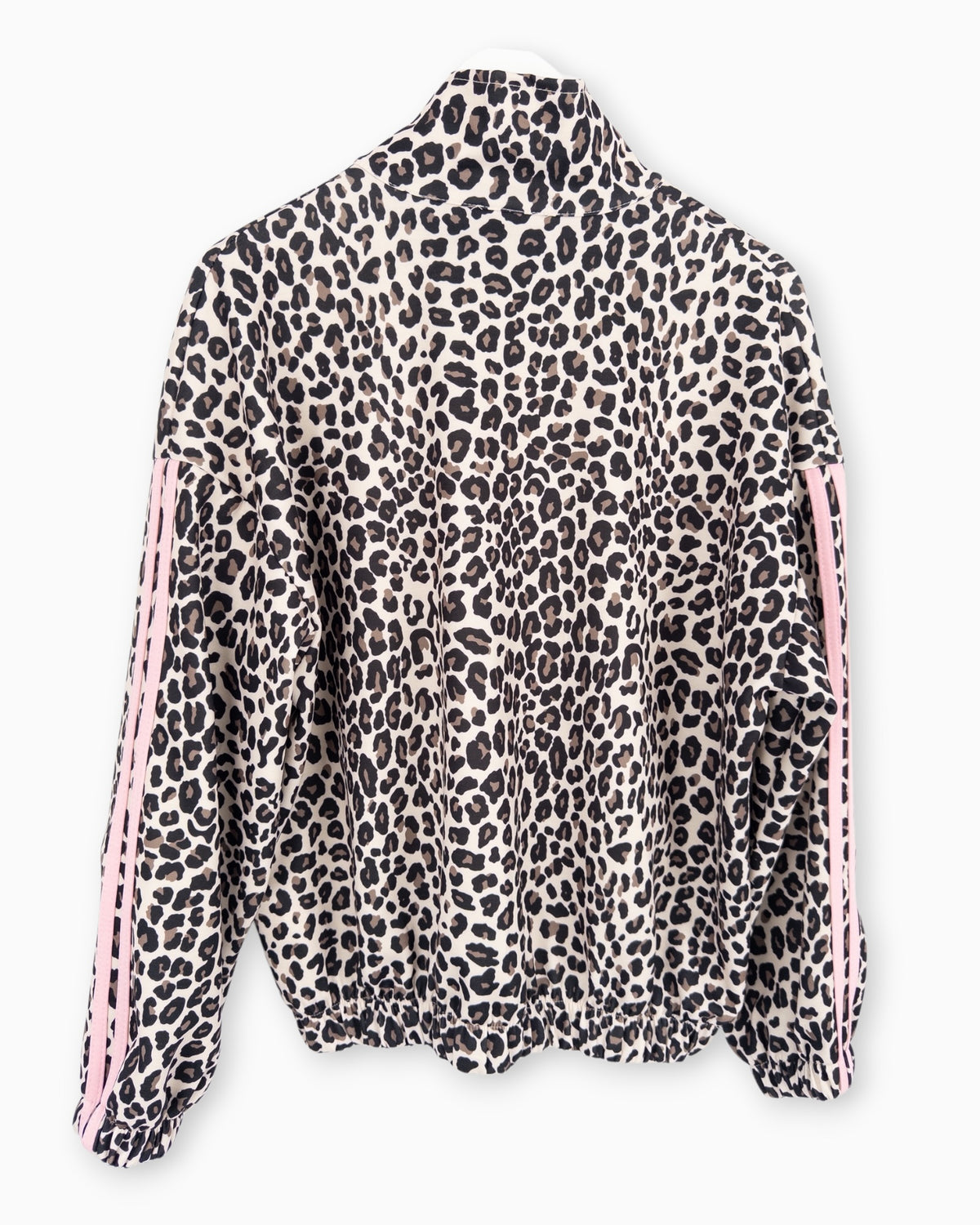 Oversize Leo Blouson-Jacke Streifen rosa