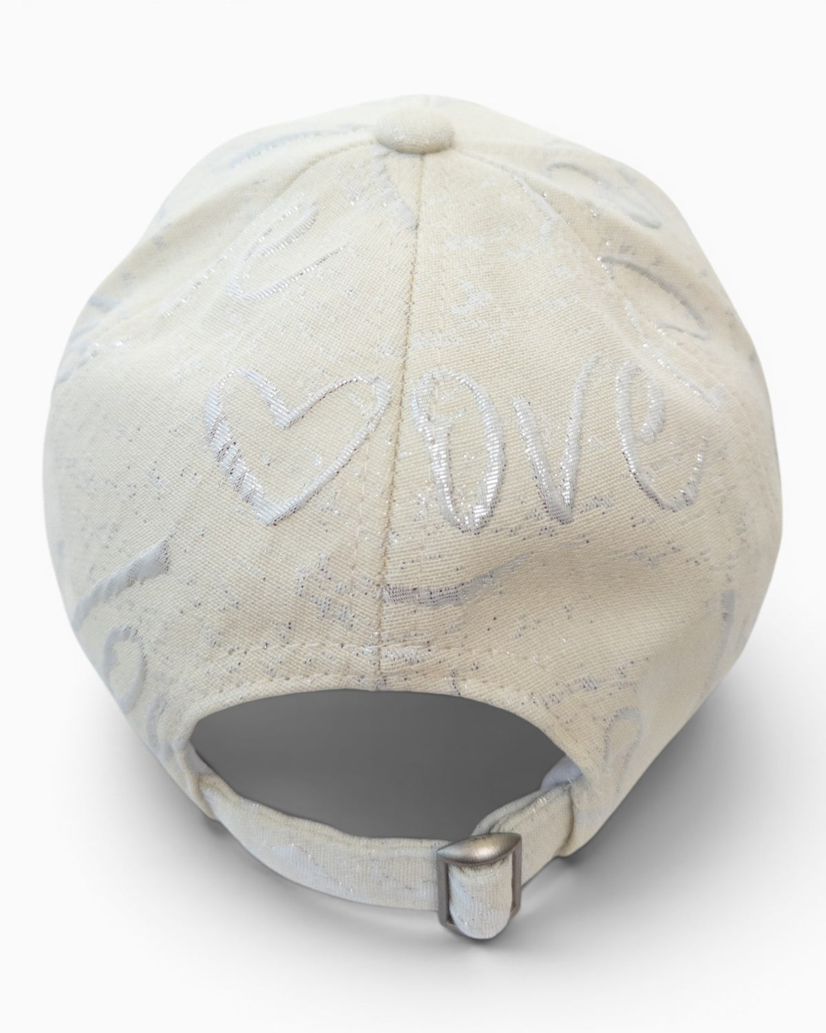 Cap Love mit Herz-Motiv creme