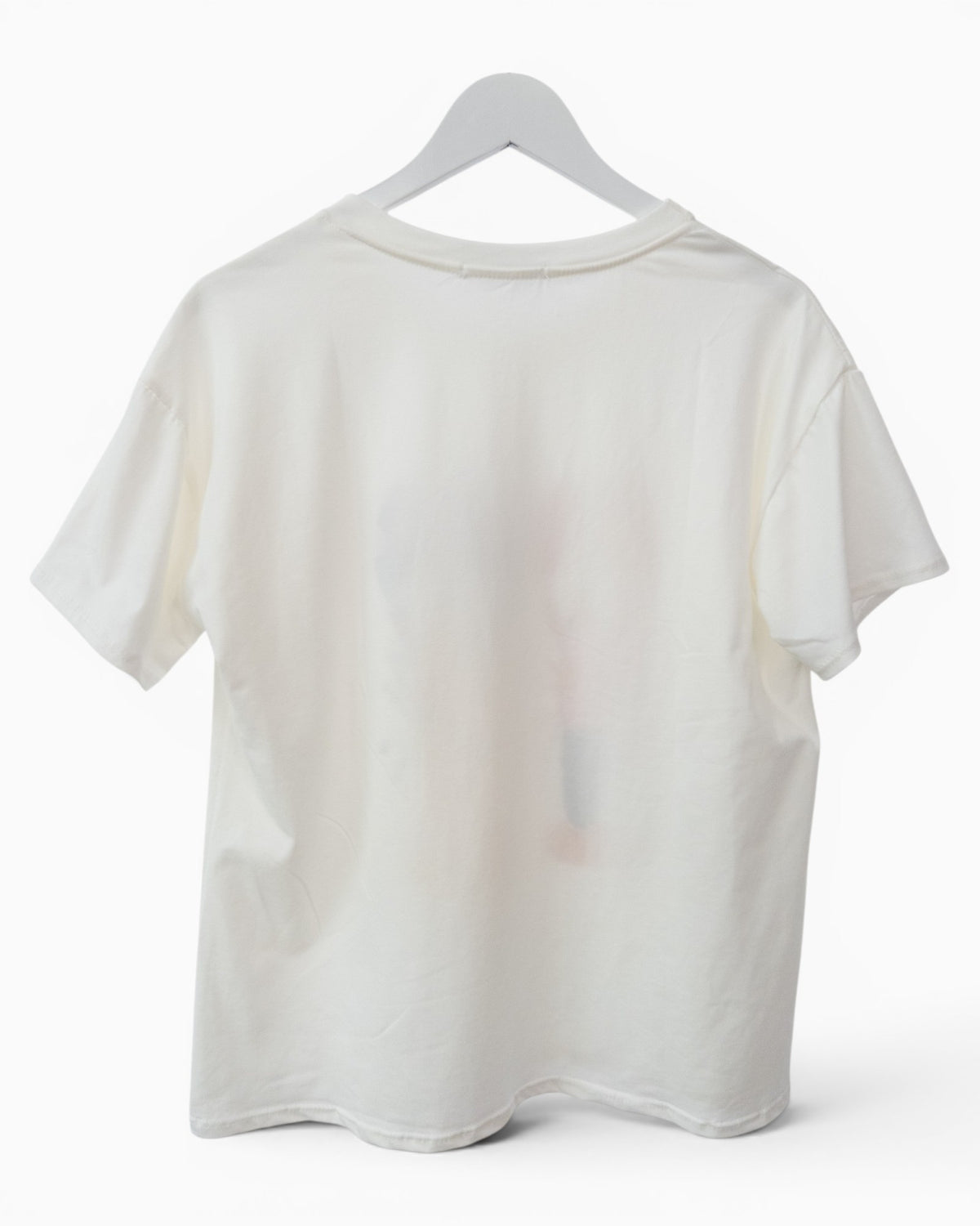 Shirt mit Hummermotiv und Strassdetails weiß