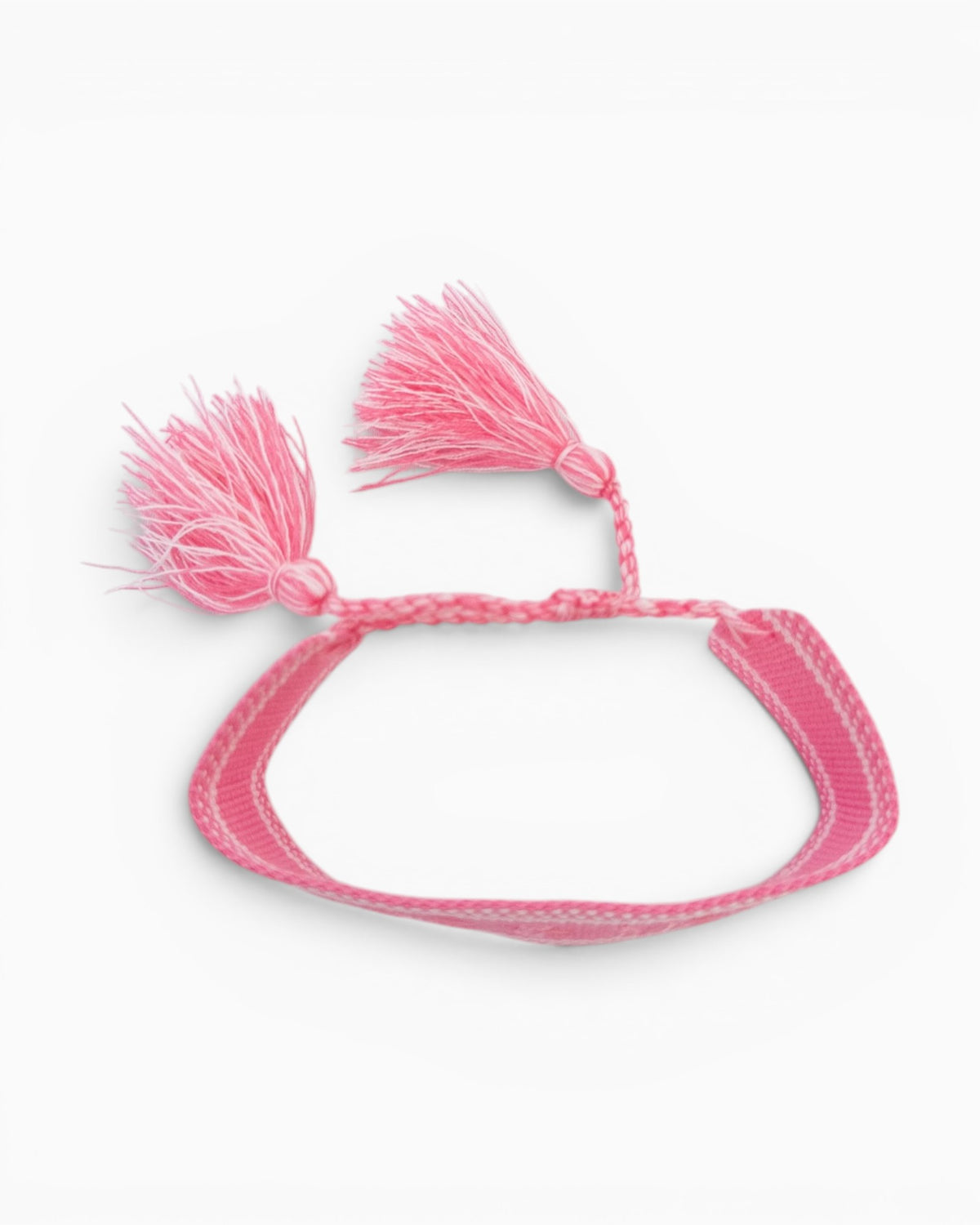 Armband Dog Mom mit Quasten rosa