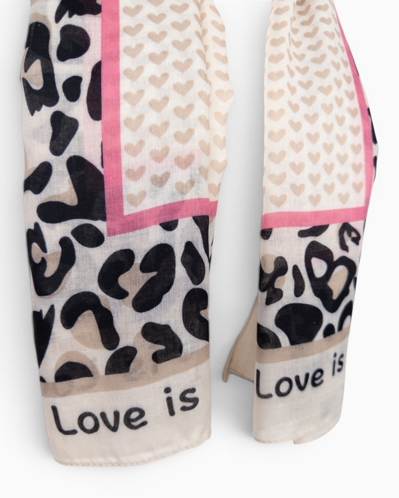 Leo Schal Love is Love beige