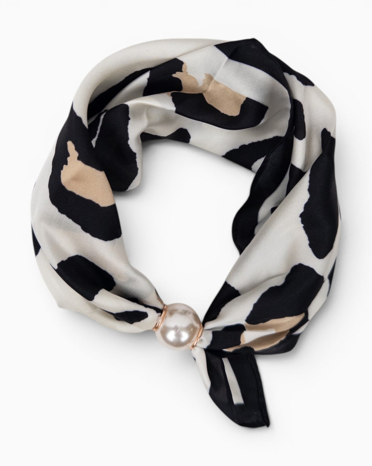 Halstuch Leo mit Magnetverschluss creme