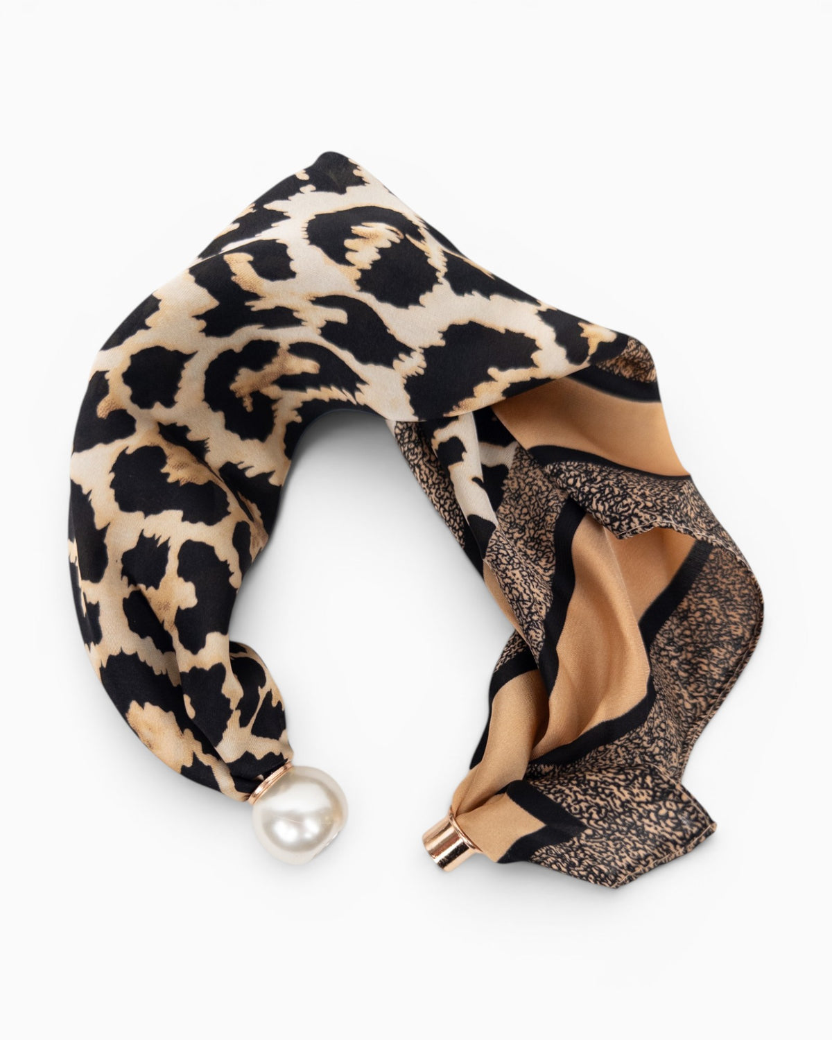 Halstuch Leo mit Magnetverschluss beige
