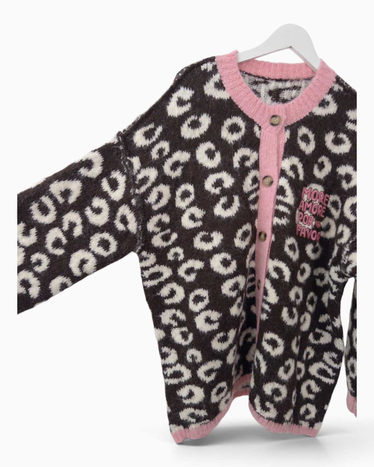 Cardigan More Amore dunkelbraun