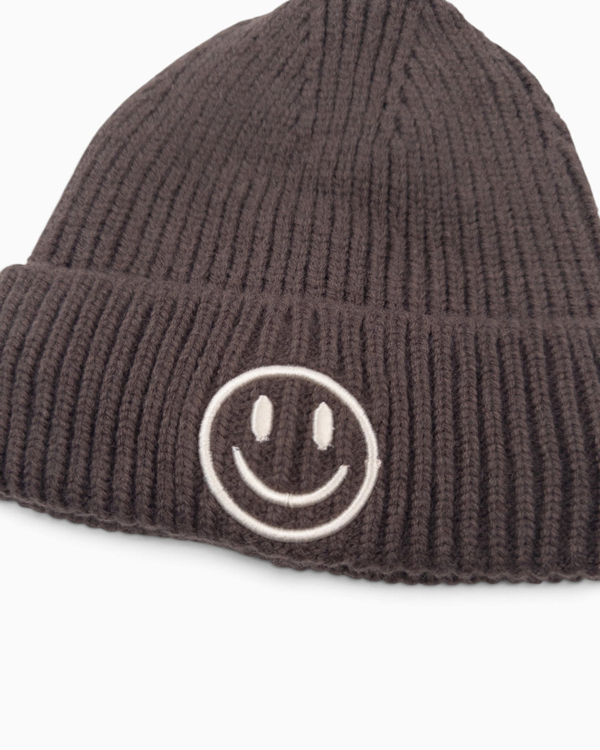 Mütze Smiley dunkelbraun