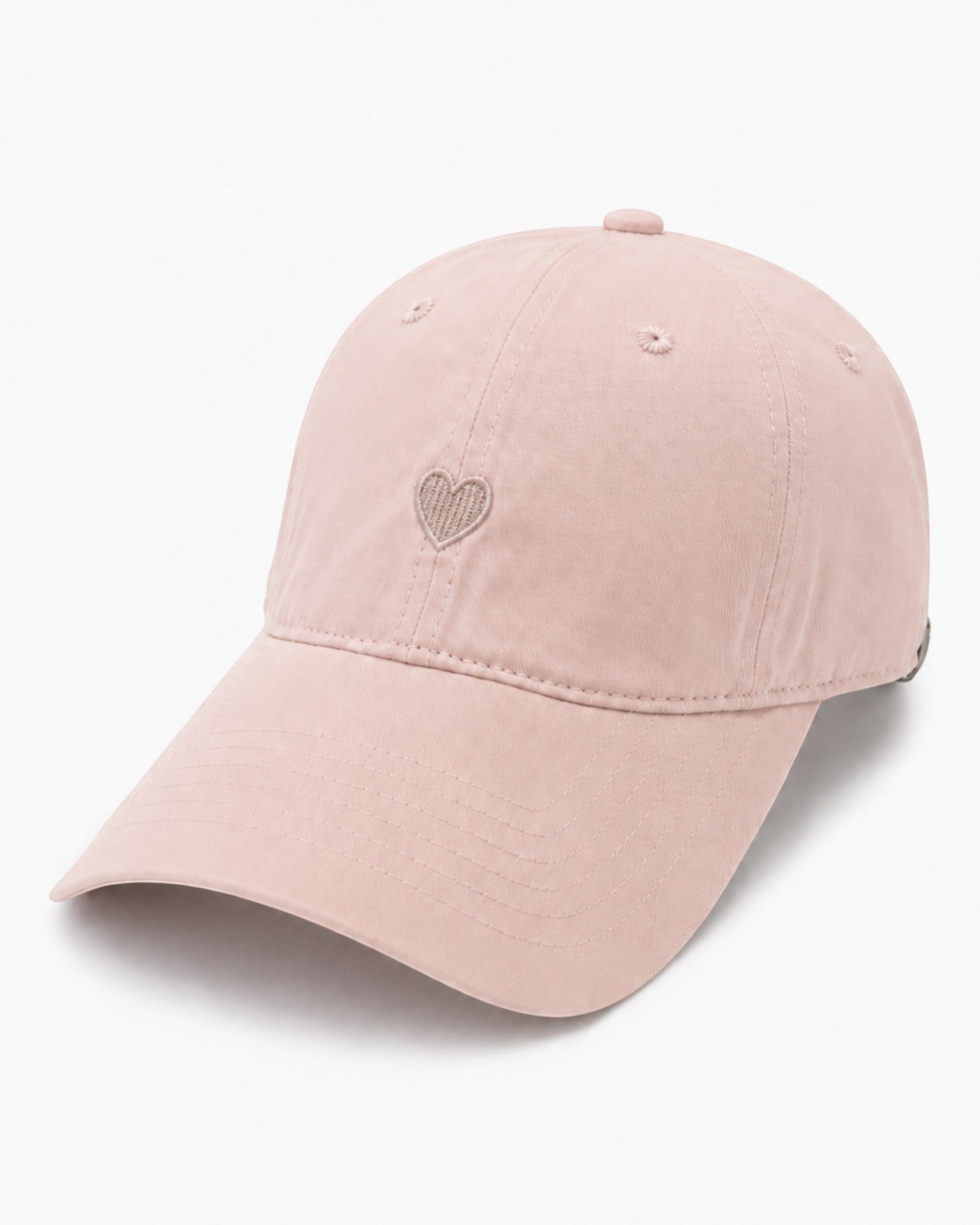 Cap aus Baumwolle mit Herz-Motiv rosa