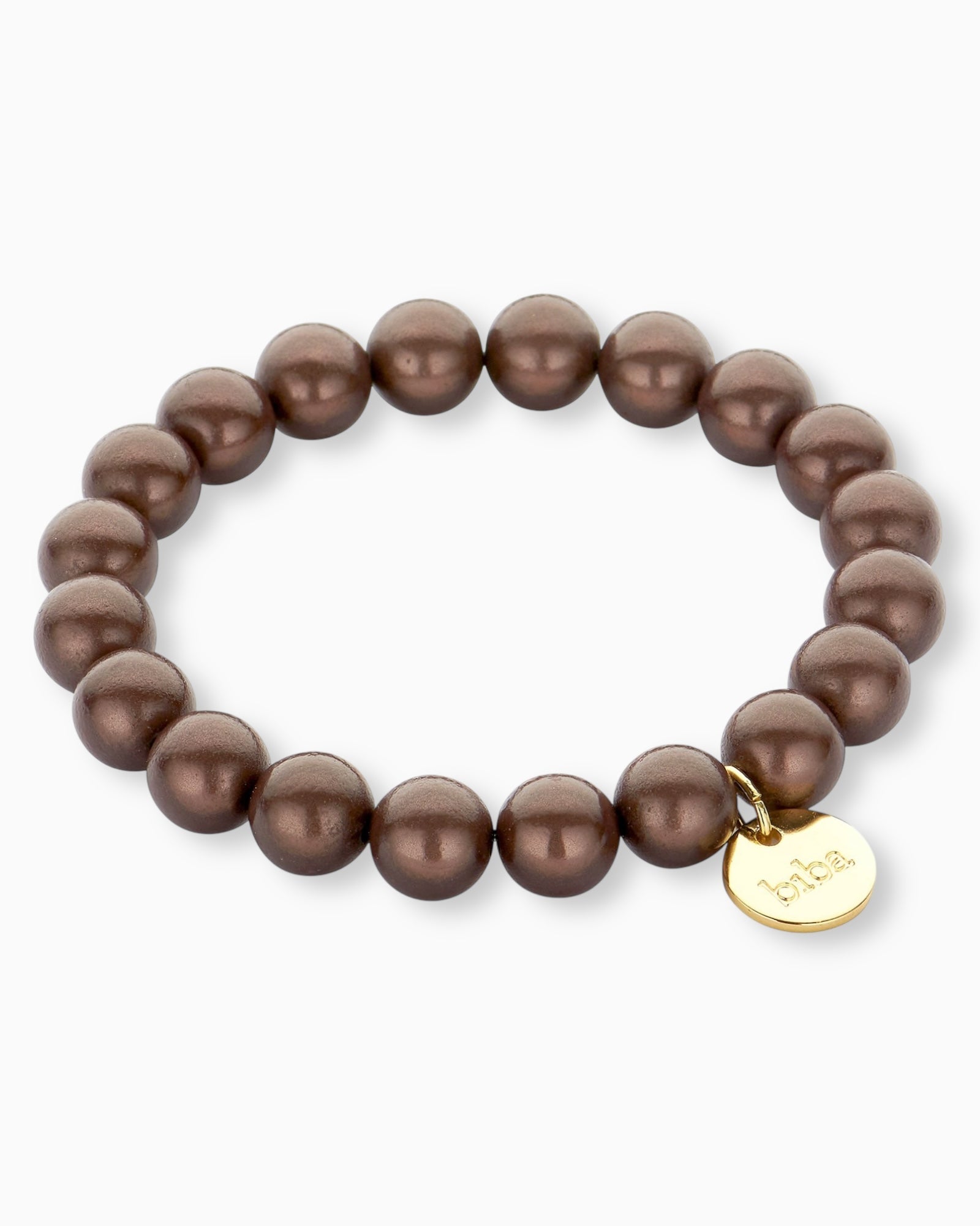 Perlenarmband biba braun
