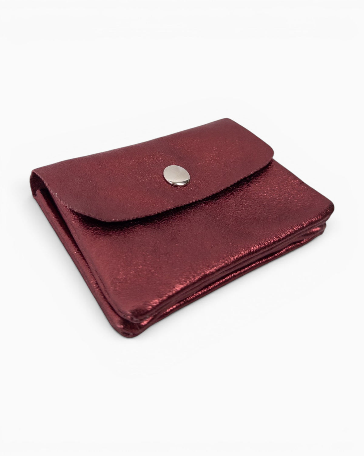 Geldbörse Leder klein bordeaux