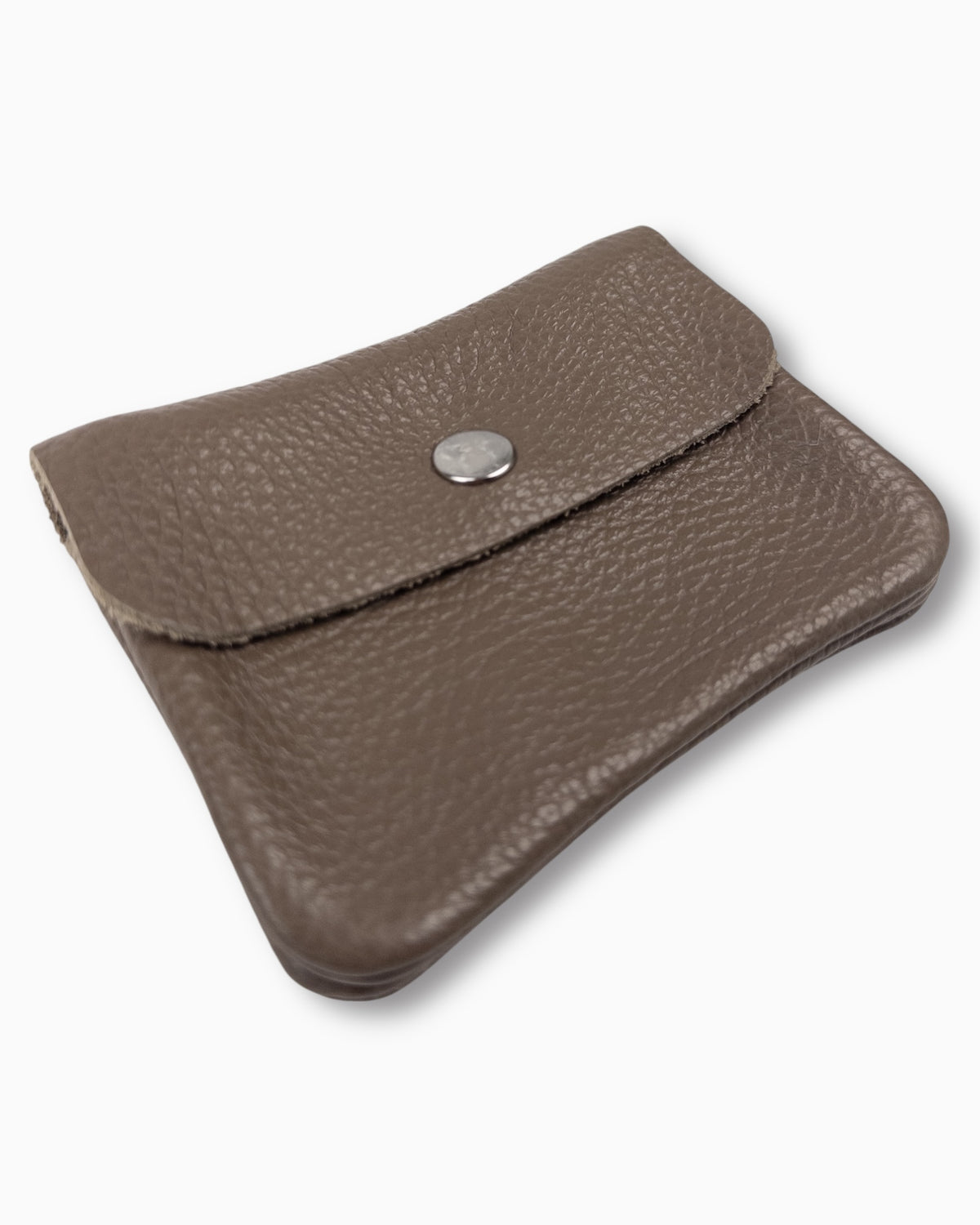 Geldbörse Leder klein taupe