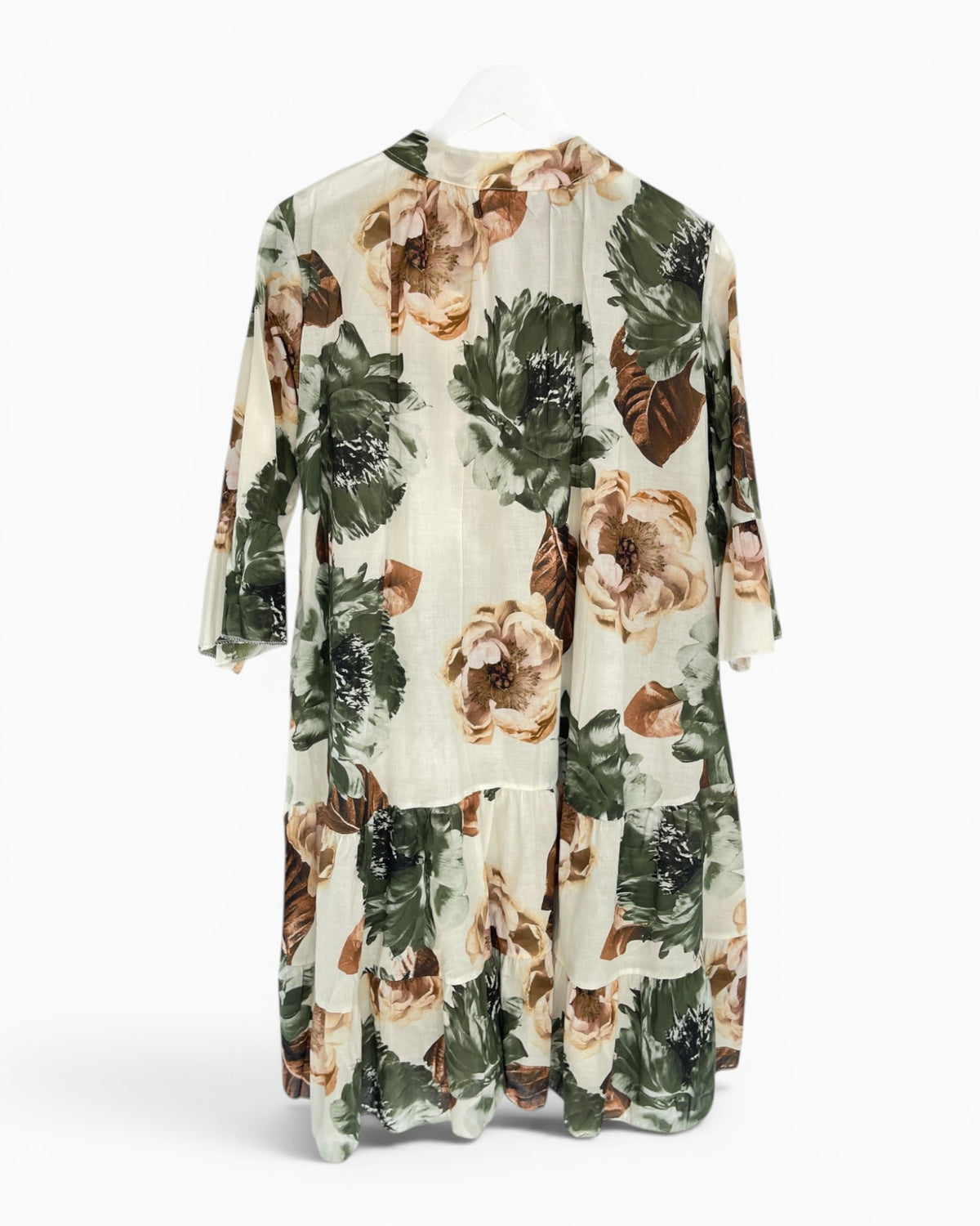 Leichtes Baumwollkleid mit Blumenmuster