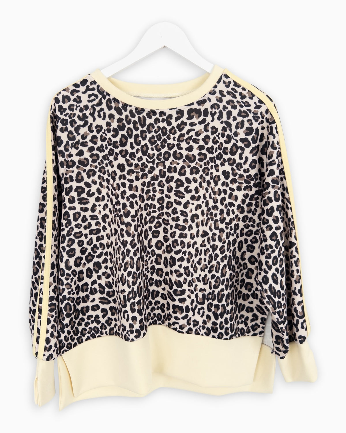 Leo Sweatshirt Streifen gelb