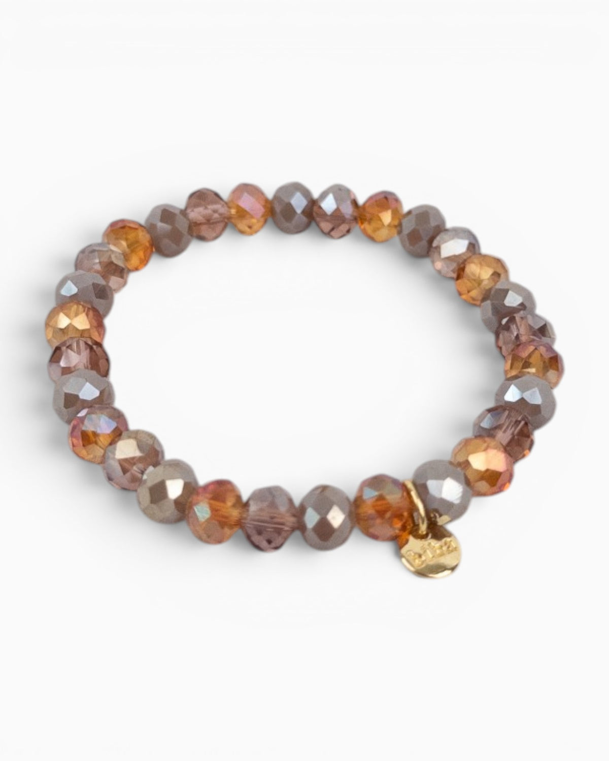 Crystal Armband biba bernstein taupe mix