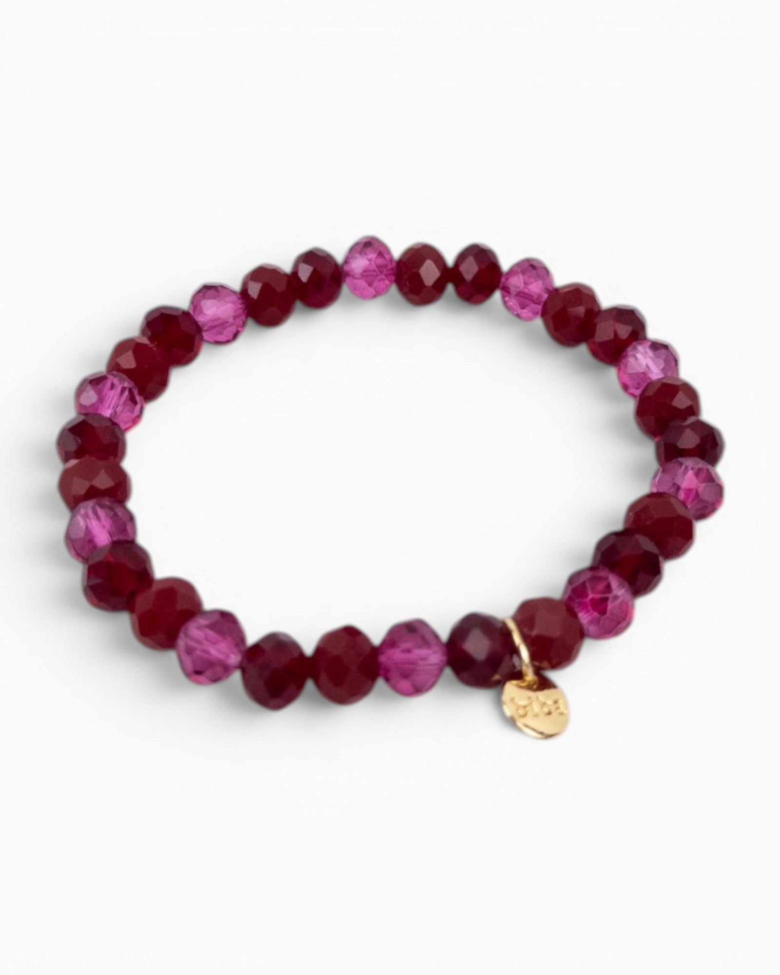 Crystal Armband biba weinrot mix