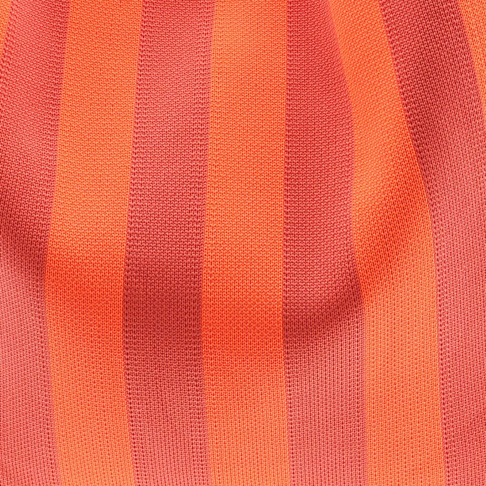 Shopper Lois LOT83 Streifen neonorange altrosa dunkel