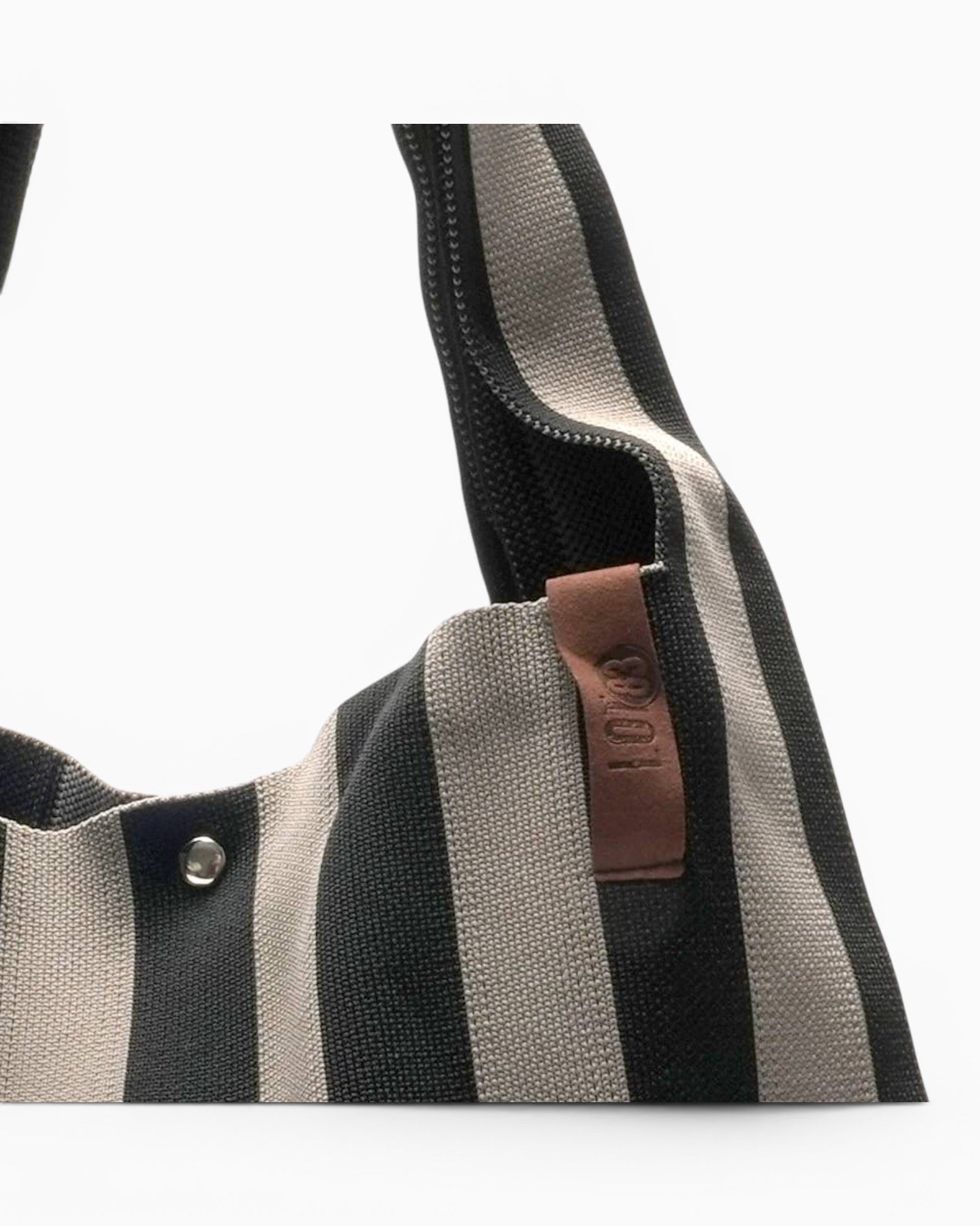 Shopper Lois LOT83 Streifen schwarz greige