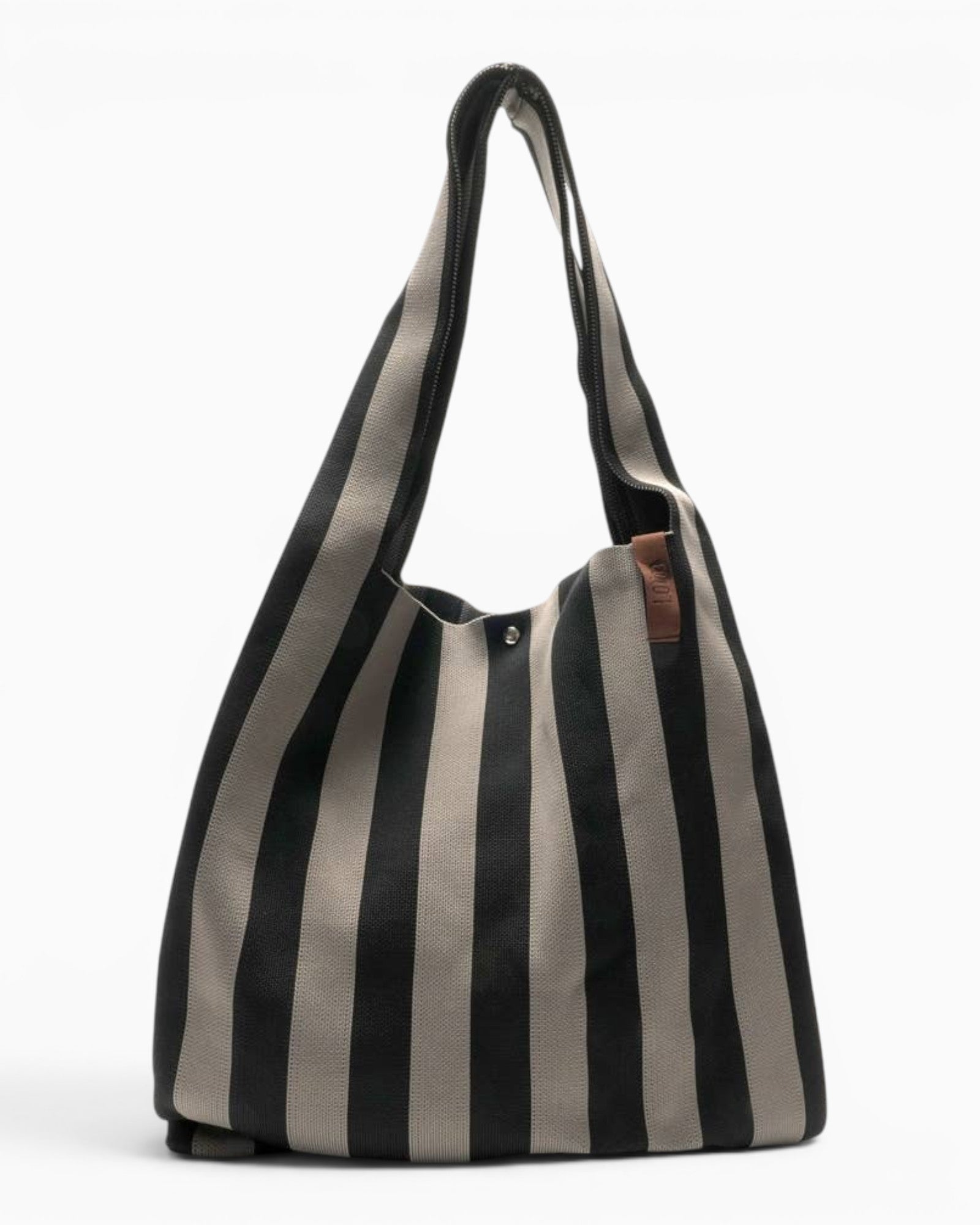 Shopper Lois LOT83 Streifen schwarz greige