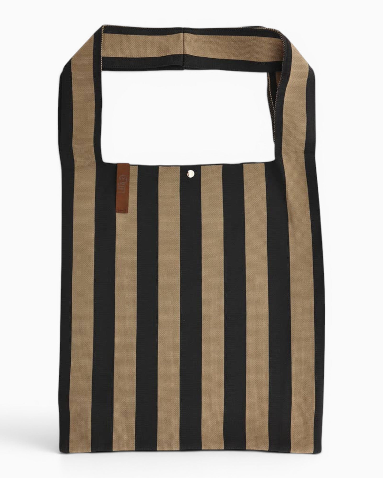 Shopper Lois LOT83 Streifen schwarz taupe