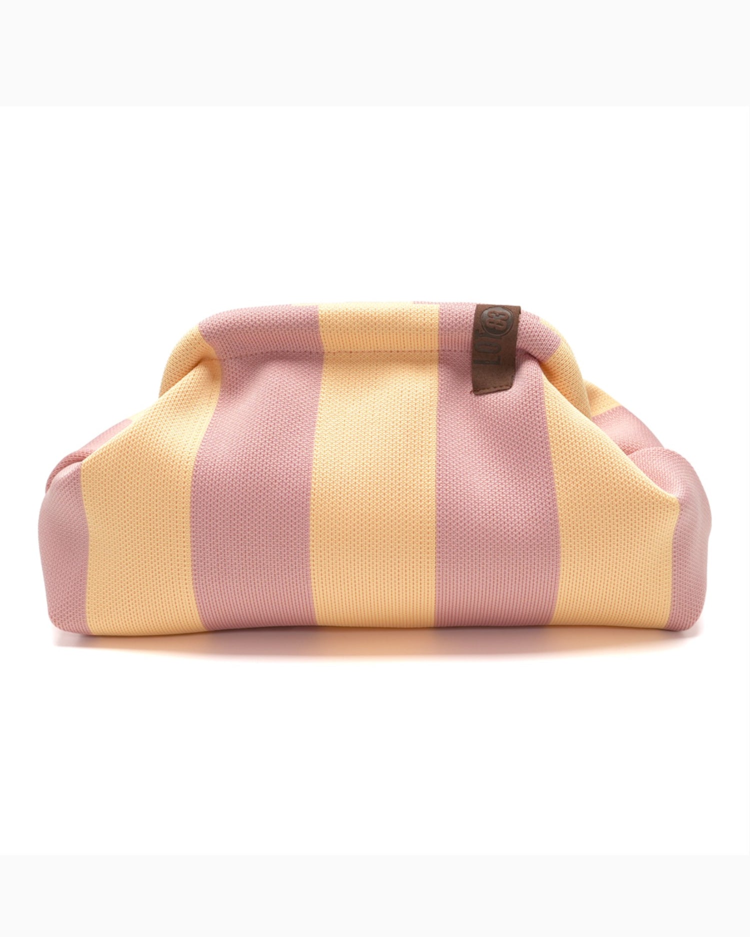 Kulturtasche Emma LOT83 mit Streifen rosa gelb