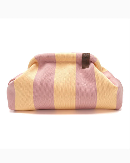 Kulturtasche Emma LOT83 mit Streifen rosa gelb