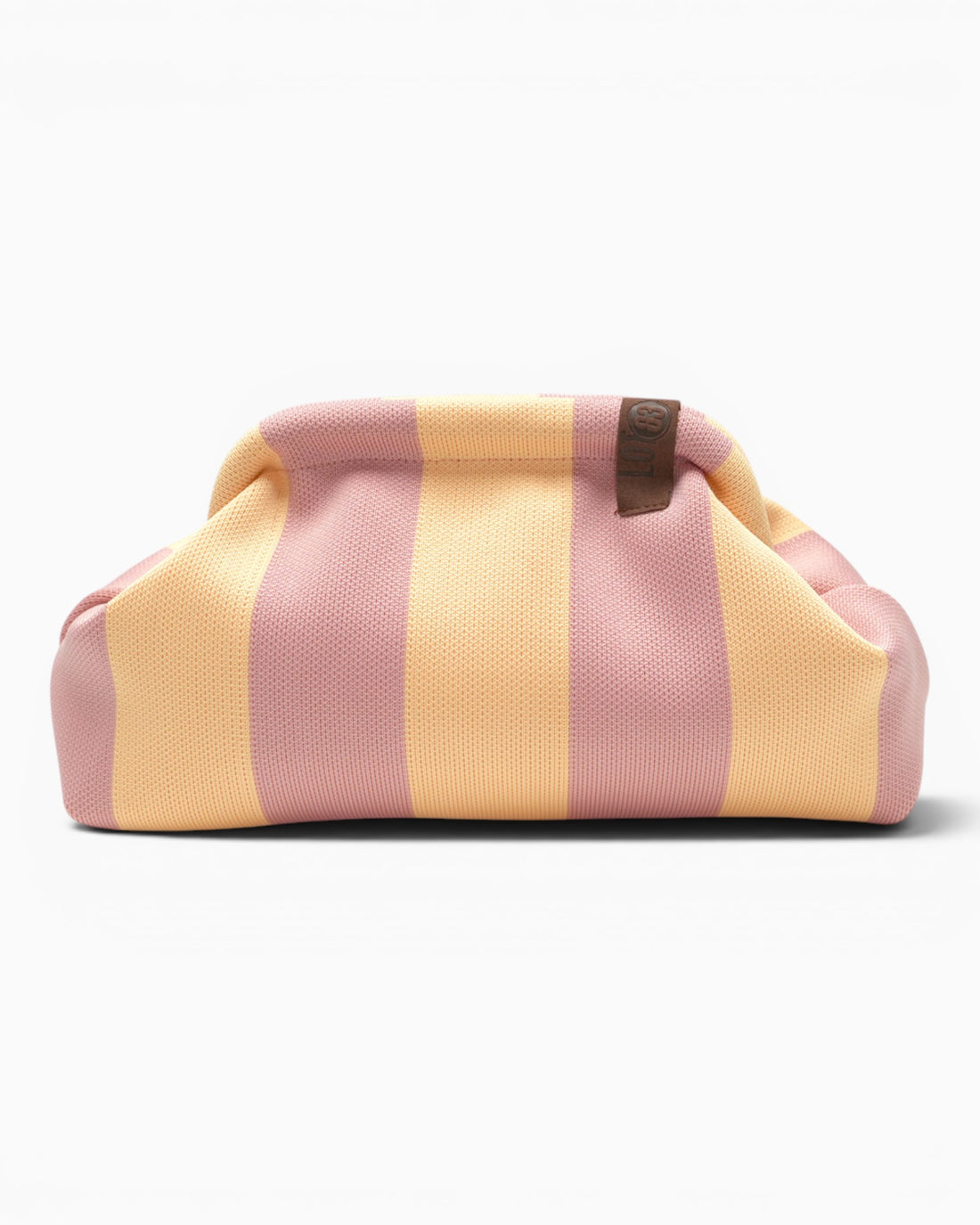 Kosmetiktasche Emma mit Streifen rosa gelb