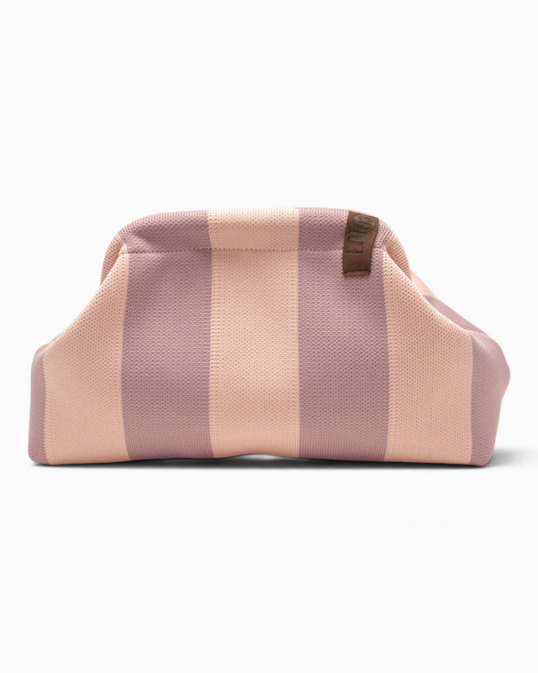 Kosmetiktasche Emma mit Streifen rosé