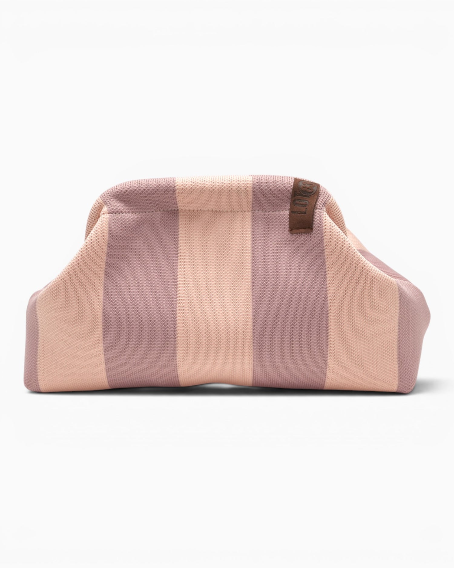 Kosmetiktasche Emma mit Streifen rosé