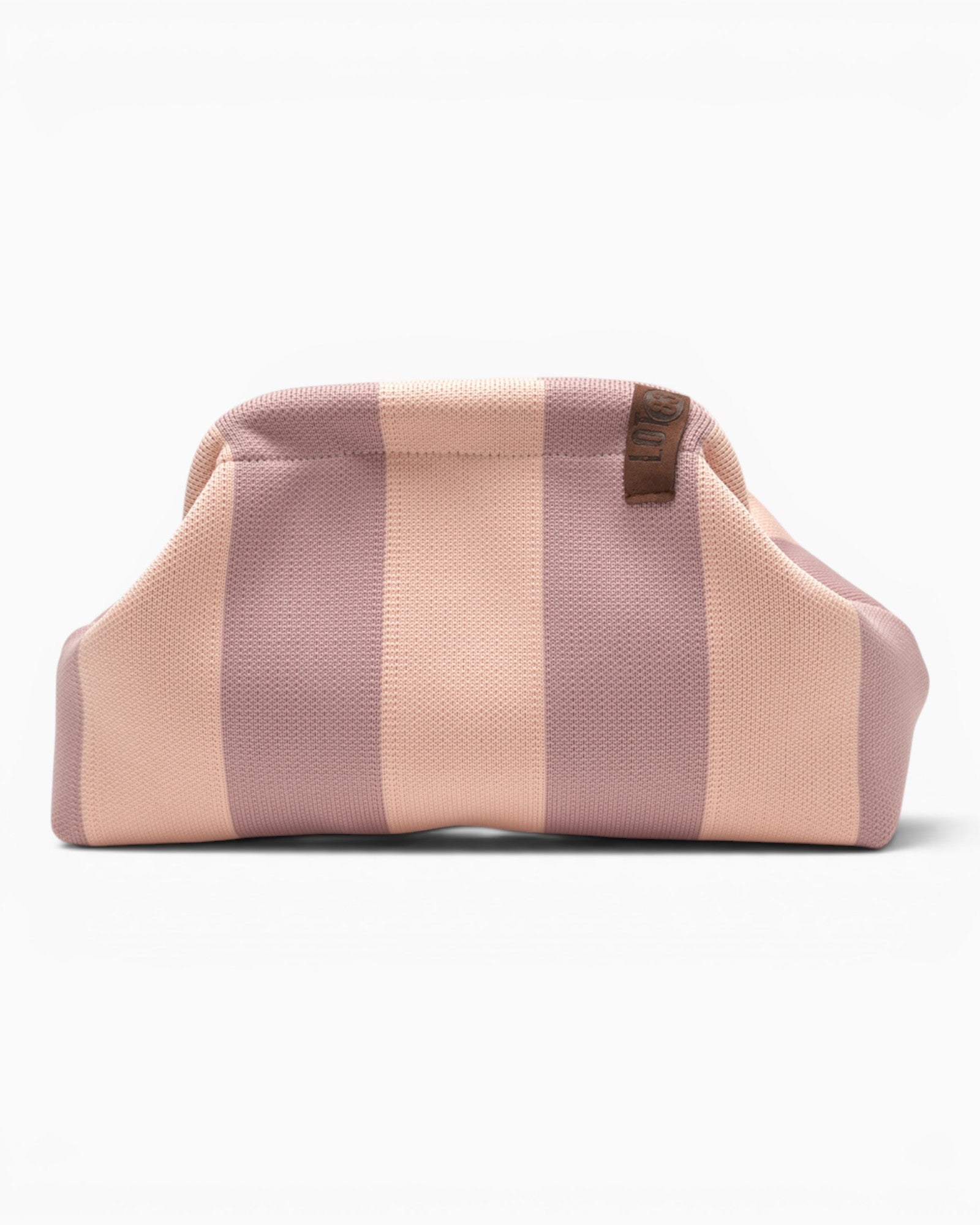 Kosmetiktasche Emma mit Streifen rosé