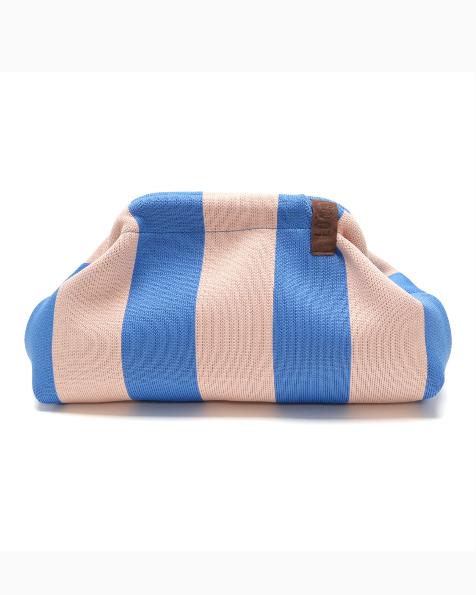 Kulturtasche Emma LOT83 mit Streifen blau rosé