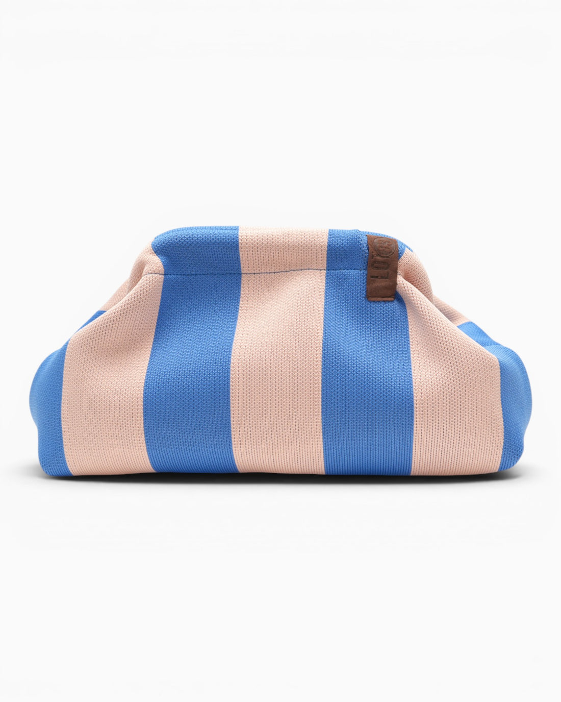 Kosmetiktasche Emma mit Streifen blau rosé