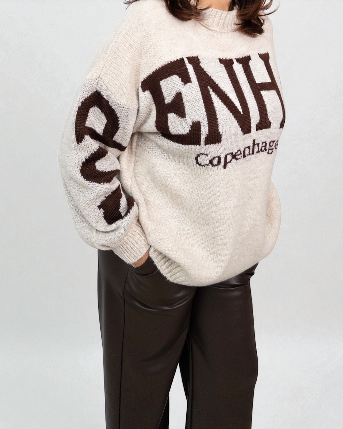 Strickpullover Copenhagen sand braun