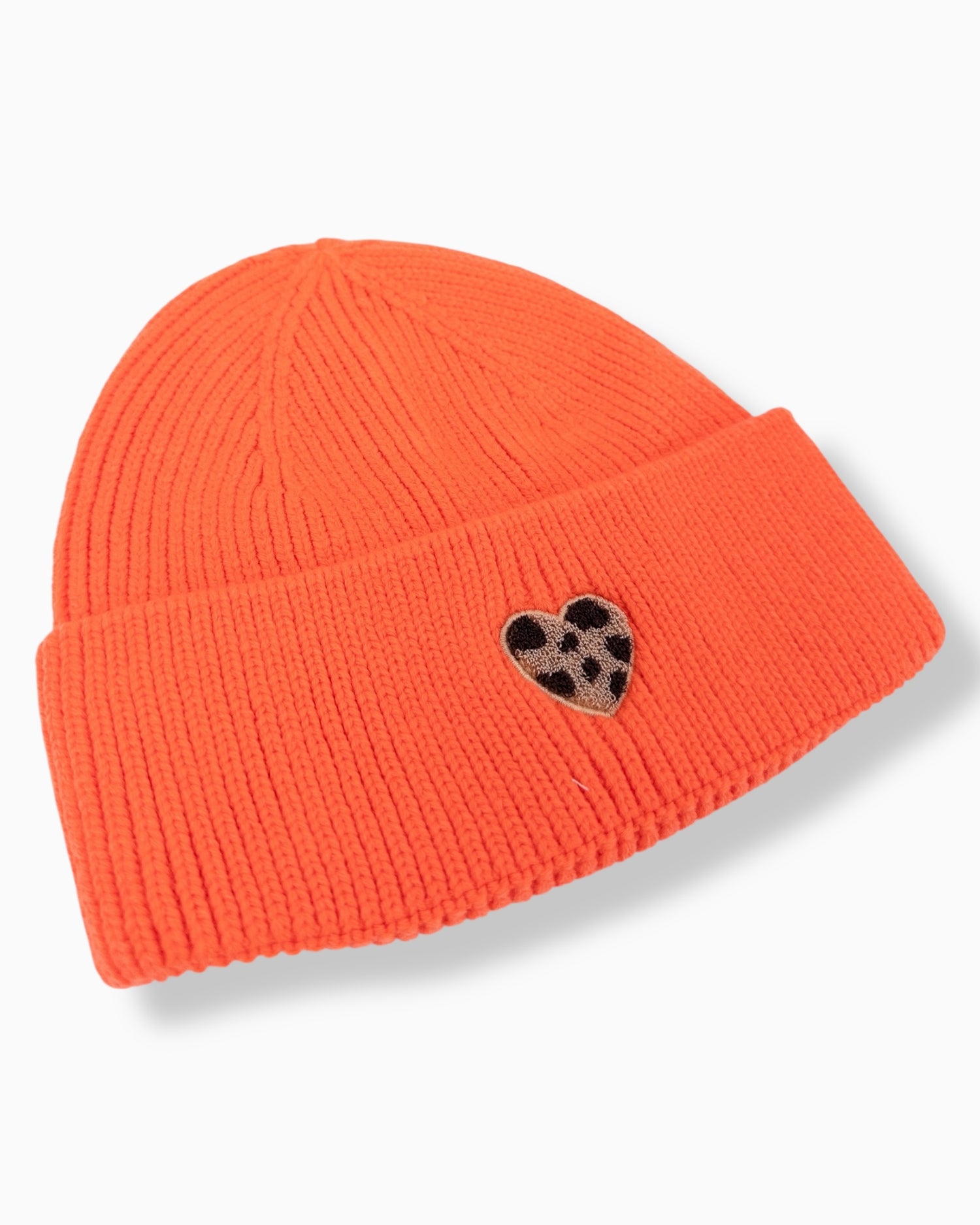 Mütze Leo Herz orange