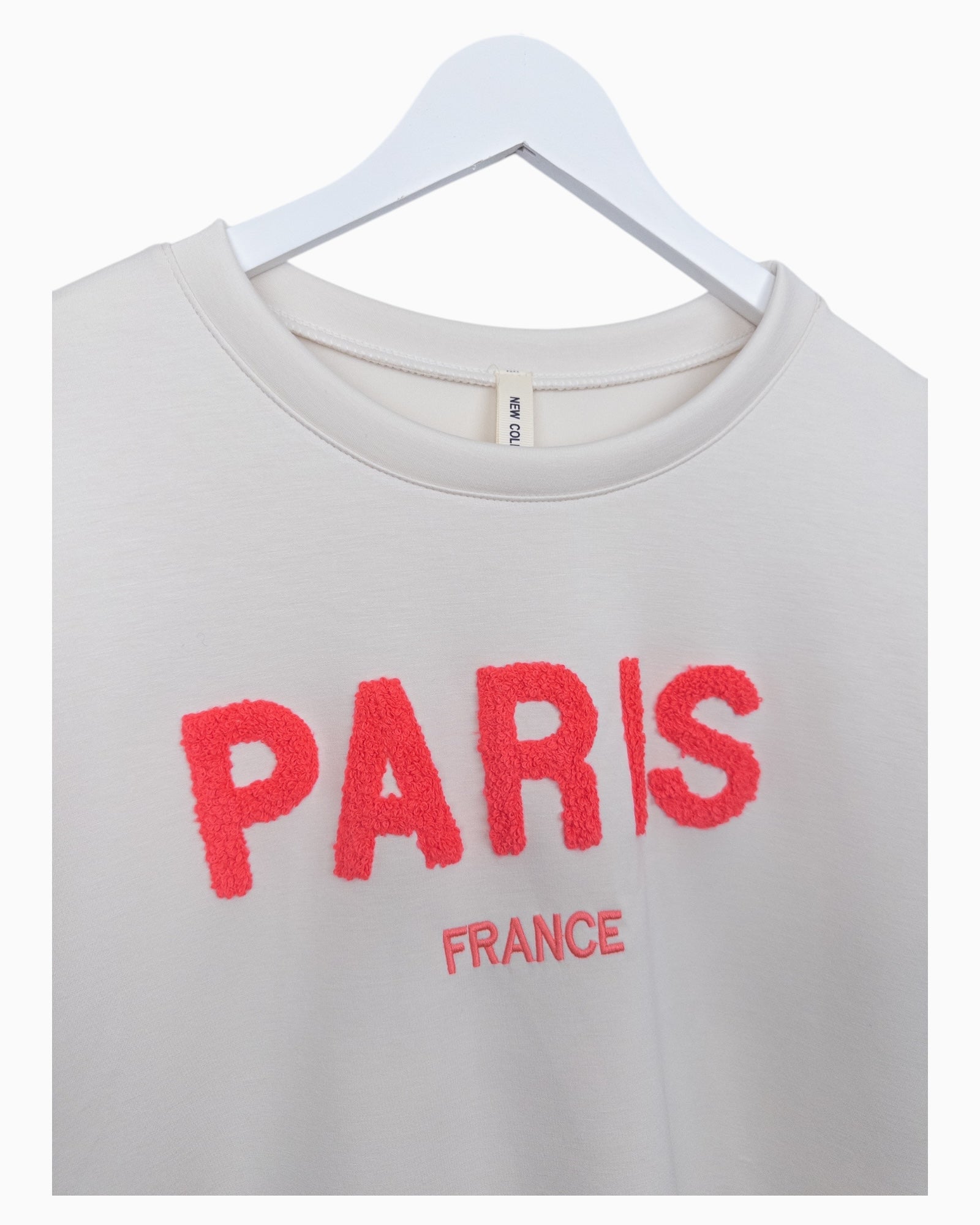 Sweatshirt Paris creme