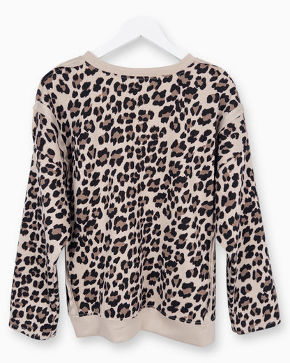 Oversize Leo Sweatshirt Luna beige