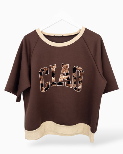 Shirt Ciao braun