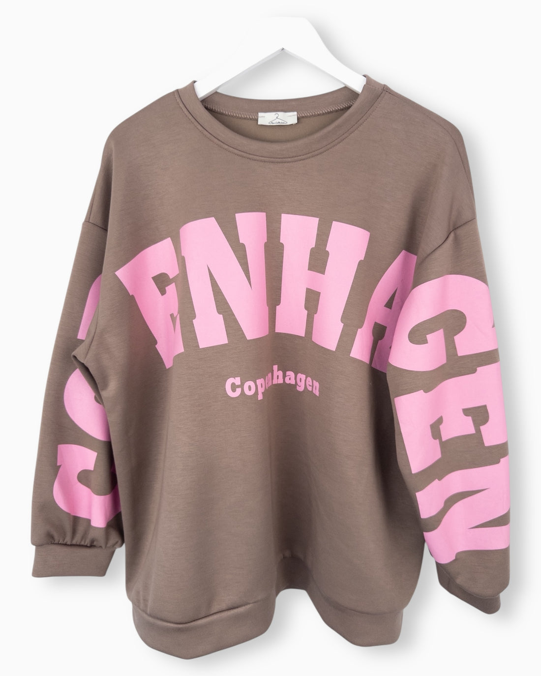 Oversize Sweatshirt Copenhagen hellbraun