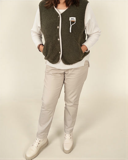 Teddy Weste Choice oliv