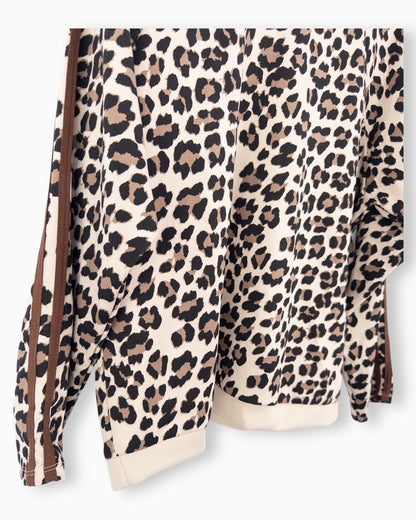 Oversize Leo Sweatshirt beige braun