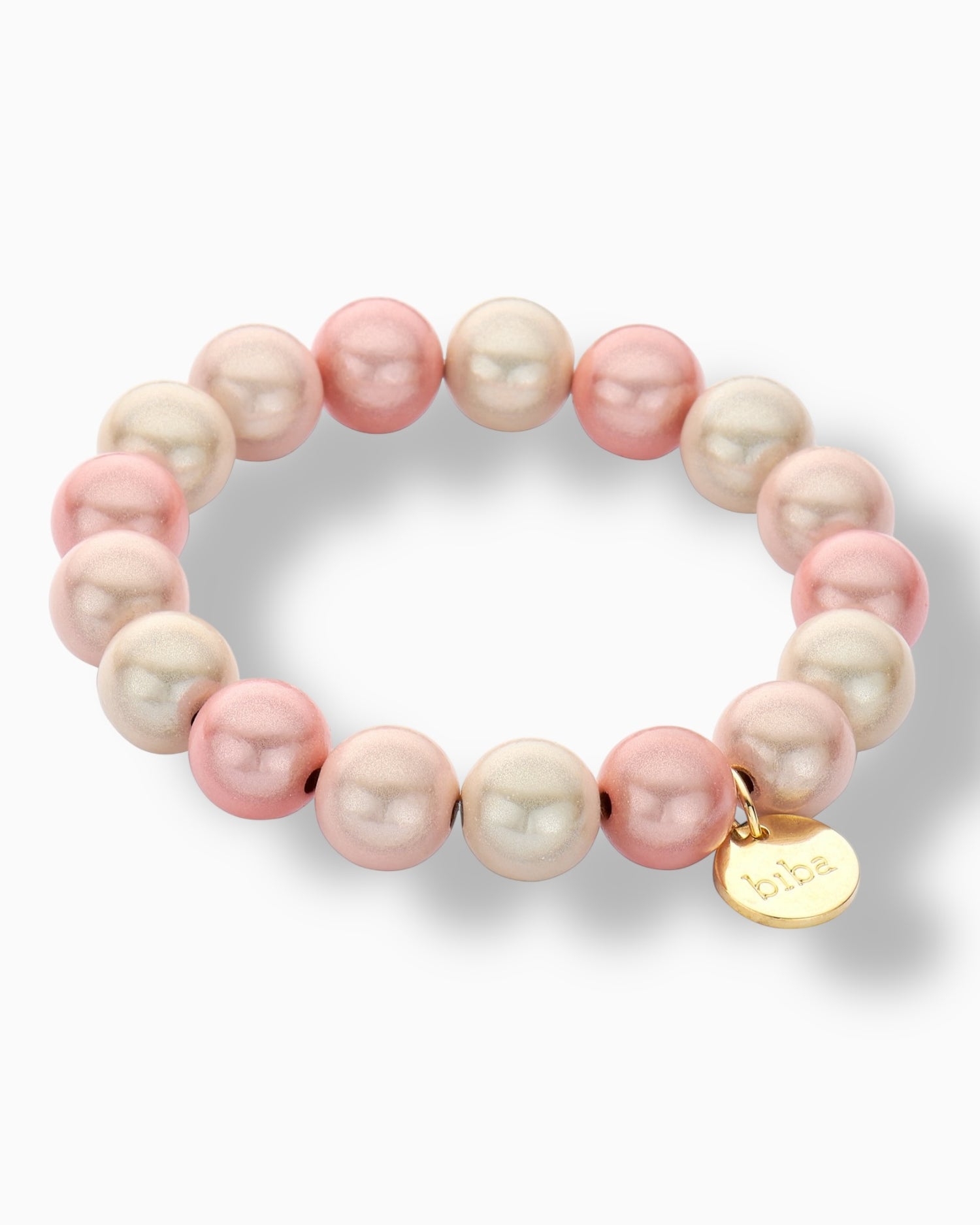 Perlenarmband rosa