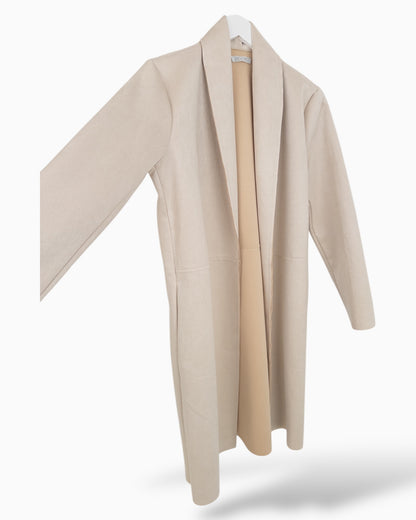 Mantel uni basic beige hell