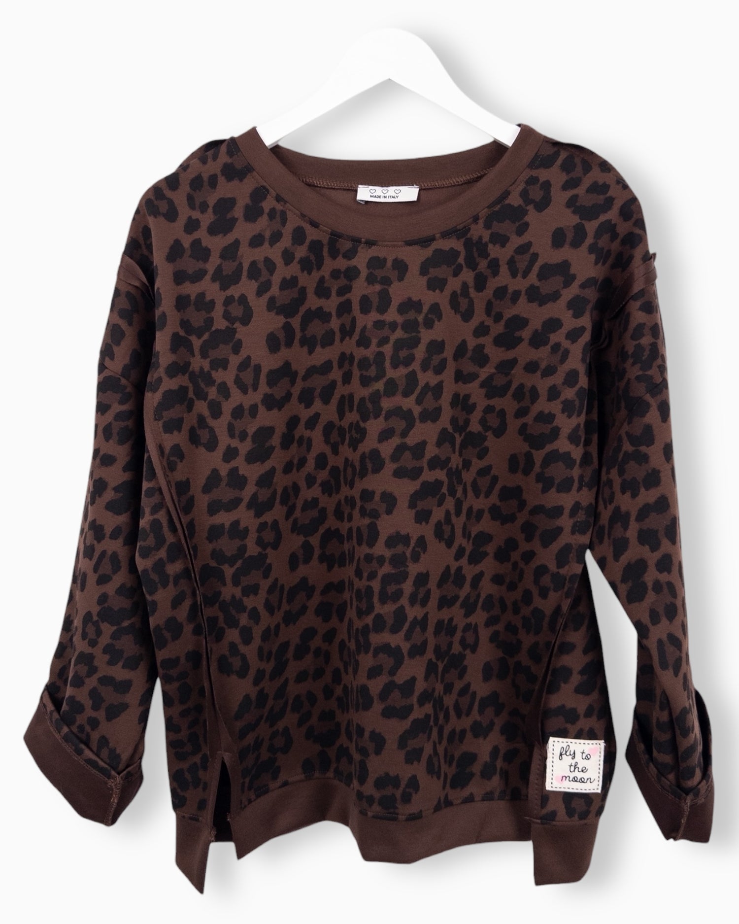 Oversize Leo Sweatshirt Luna braun
