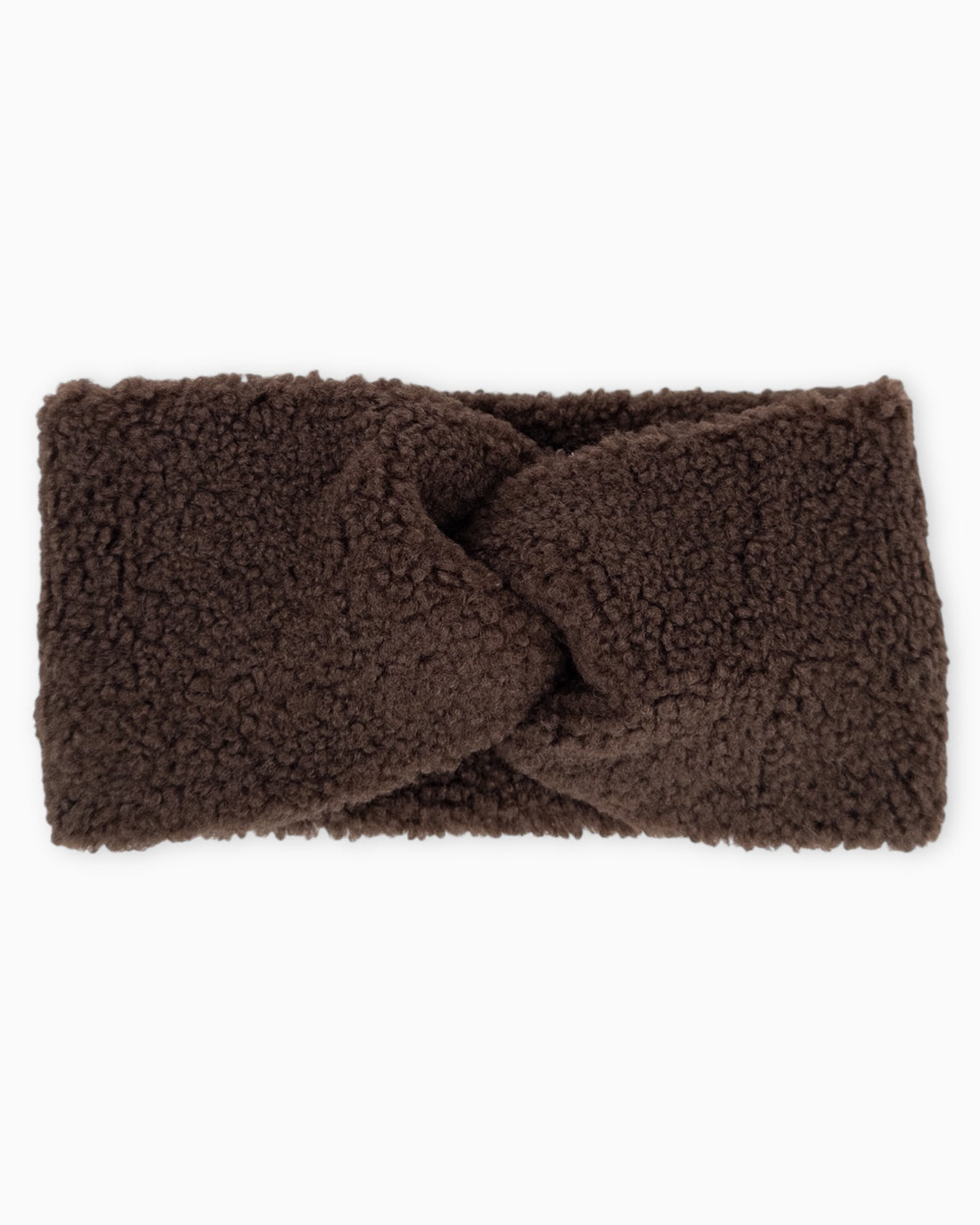 Teddy Stirnband dunkelbraun