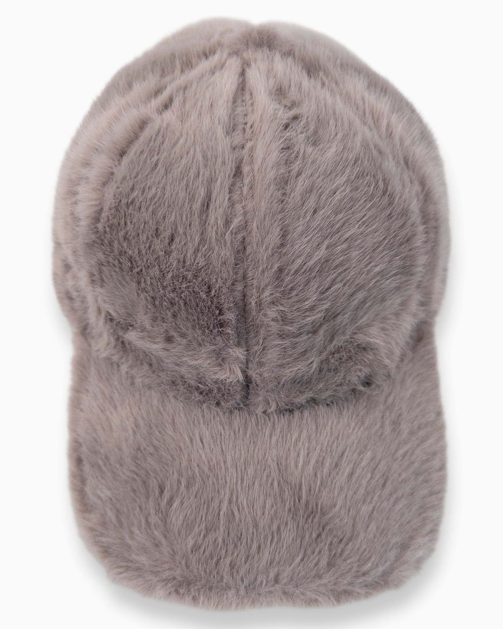 Flauschige Cap taupe
